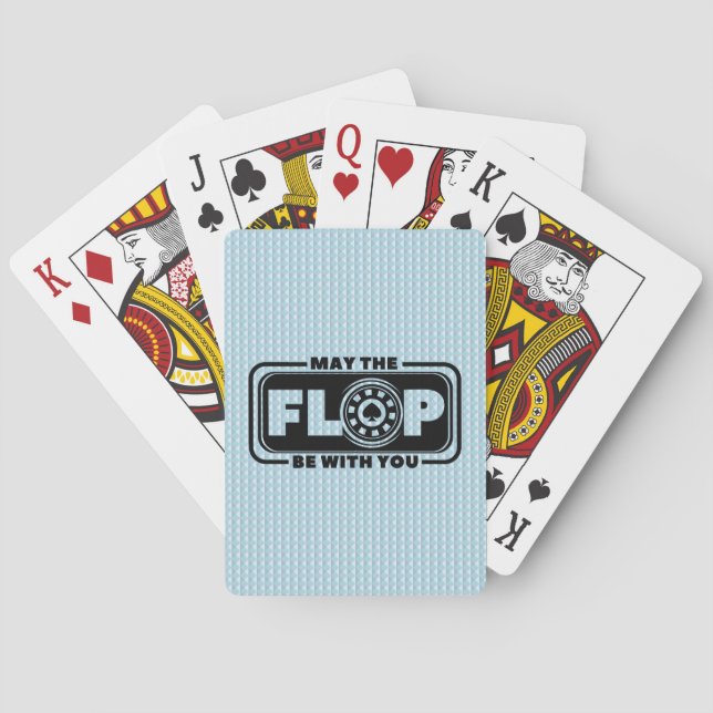 May the Flop Be With You - poker et cinéma Casinokort (Baksidan)