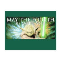 May the Fourth Be With You Grattkort