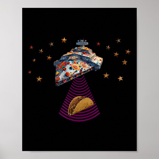 May The Fourth-cinco De Mayo Förstöraren Taco Trac Poster (Framsidan)