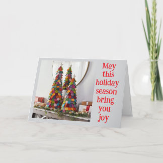 "MAY THIS HOLIDAY SEASON BRING YOU JOY" HELGKORT