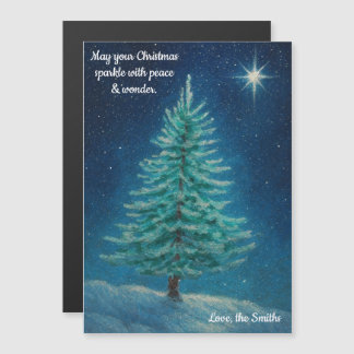 May Your Christmas Sparkle Magnetic Holiday Card