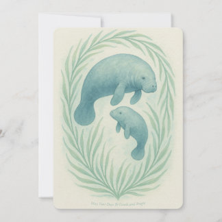 May Your Days Be Gentle and Bright – Mother & Baby Julkort