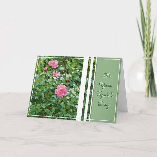 May Your Heart Be Full - Birthday Card Kort (Framsida)