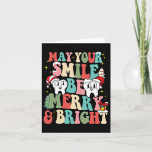 May Your Smile Be Merry And Bright Dental Tandläka Kort