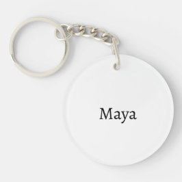 Maya Acrylic Keychain