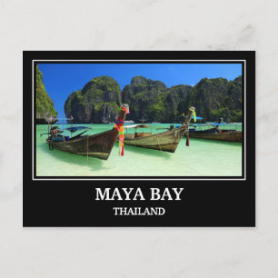 Maya Bay Thailand vykort