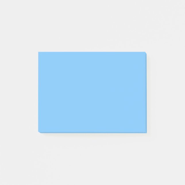 Maya Blå Enfärgad Post-it Block (Framsida)