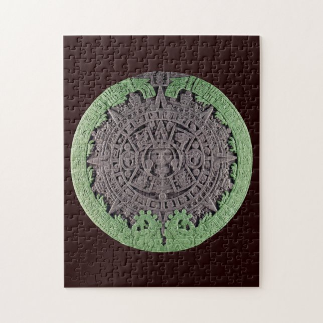 Maya Calendar - Mayan Style Pussel (Vertikal)