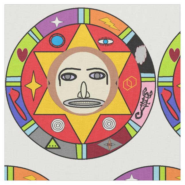 Maya Fabric Tyg (Närbild)