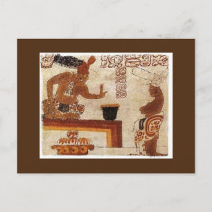 Maya Frothed Chocolate Vykort