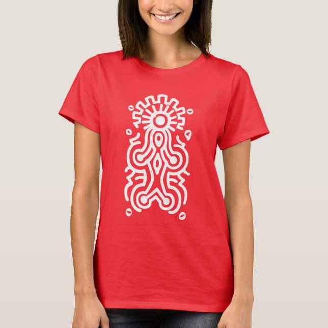 Maya Goddess Symbol Tee (Framsida)