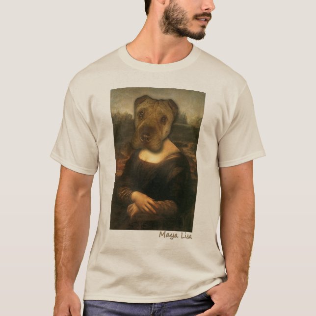Maya Lisa - skjorta för Sharpei klassikerskönhet Tee (Framsida)