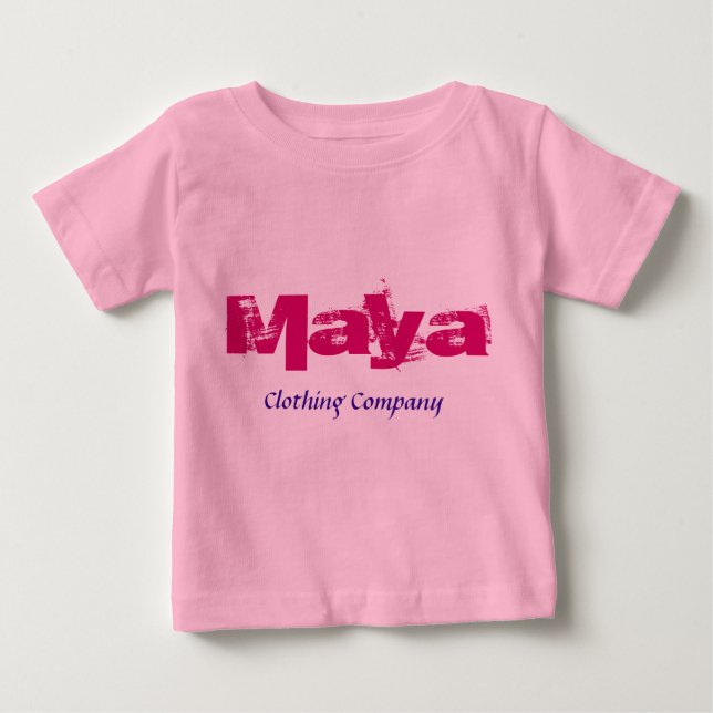 Maya Namn Clothing Company Baby Shirts Tee (Framsida)