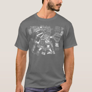 Maya patron gudom Tezcatlipoca krigare Aztec India T Shirt