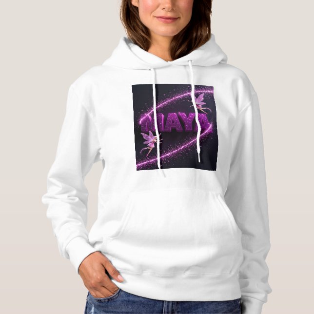 Maya- Personalized Hoodie – Gift for Her T Shirt (Framsida)