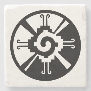 Maya-symbolen Glyph Centralamerikas civilisation o Stenunderlägg