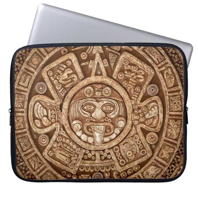 Maya Tribal Pagan: Ornamental Struktur Laptop Fodral (Framsidan)