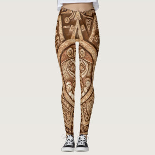 Maya Tribal Pagan: Ornamental Struktur Leggings
