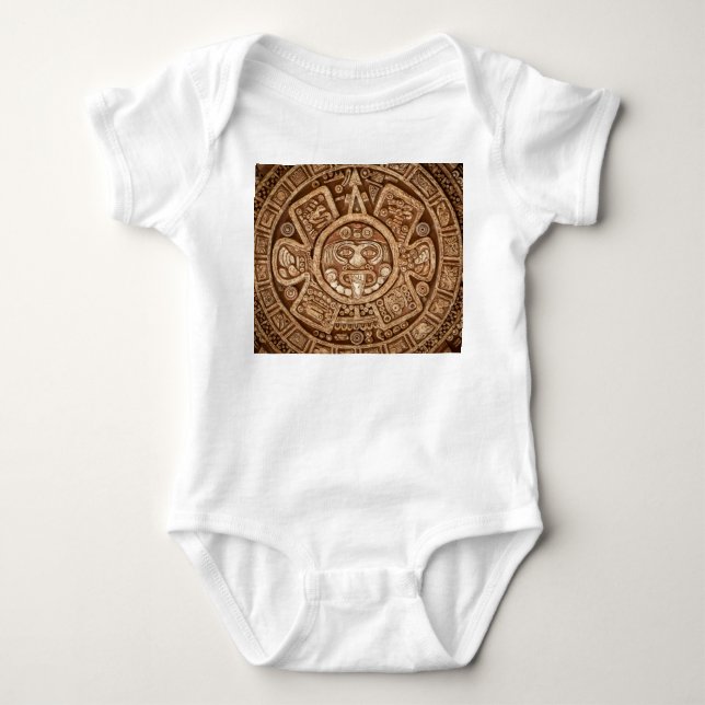 Maya Tribal Pagan: Ornamental Struktur T Shirt (Framsida)