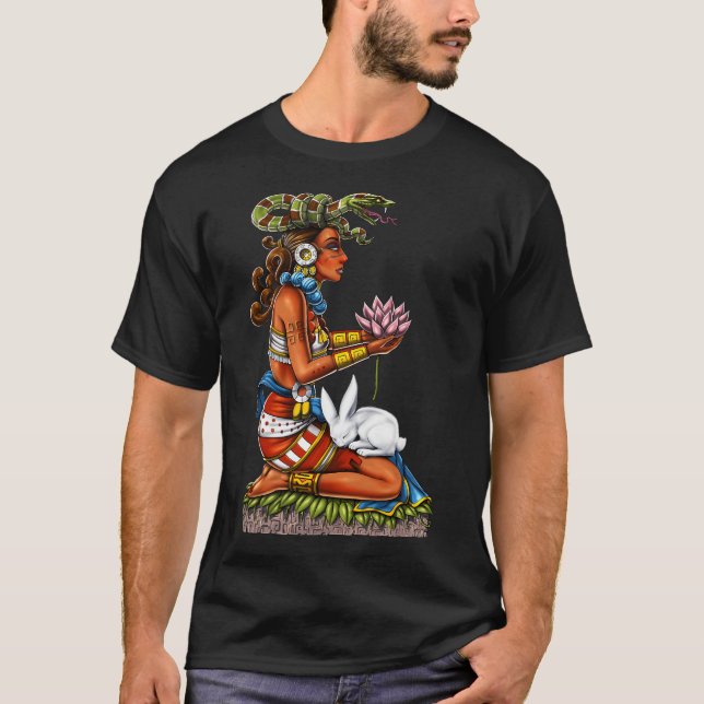 Mayaflickan Ixchel T Shirt (Framsida)