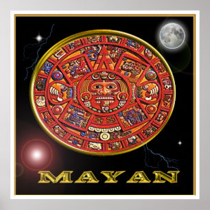Mayakalenderposter Poster