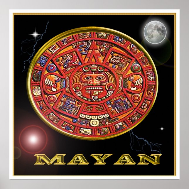 Mayakalenderposter Poster (Framsidan)