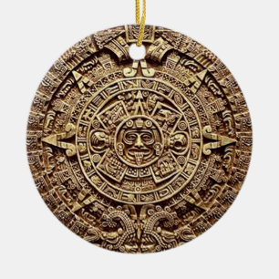 mayan 2012 julgransprydnad keramik