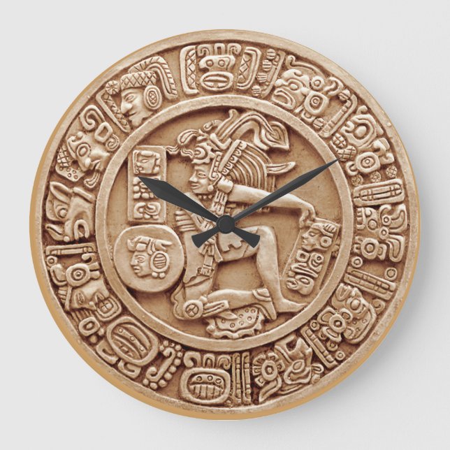 Mayan Agricultural Calendar Stor Klocka (Framsida)