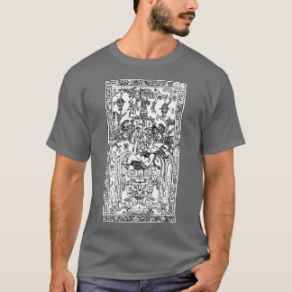 Mayan Astonaut Pakal Palenque World Träd Art T Shirt