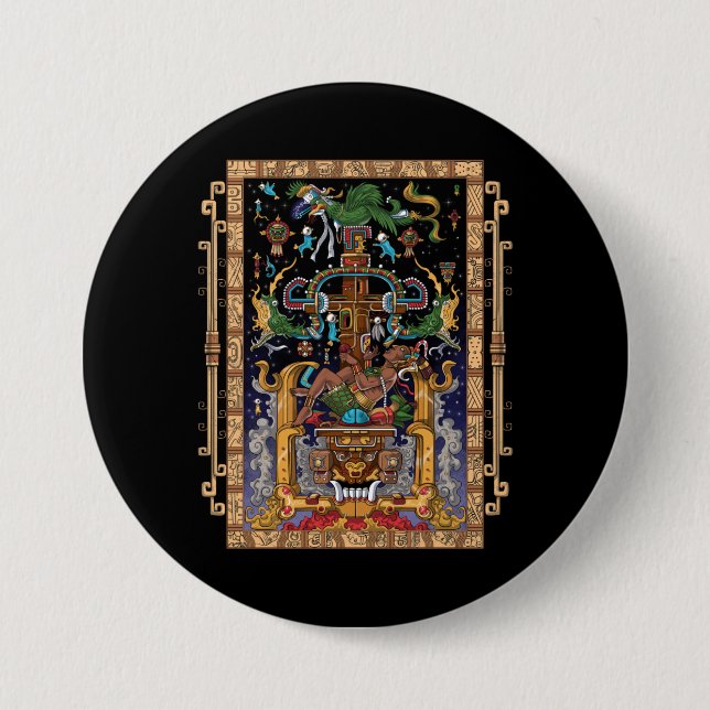 Mayan Astronaut Kung Pakal Knapp (Framsida)