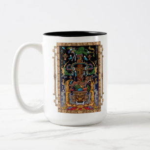 Mayan Astronaut Kung Pakal Två-Tonad Mugg