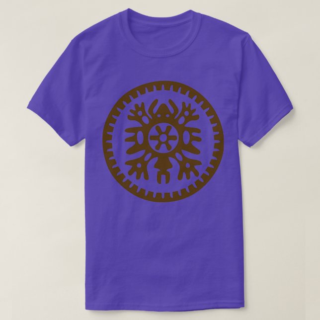 Mayan Aztec symbols 1 T Shirt (Design framsida)