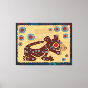 Mayan Baby Jaguar KANVASTRYCK