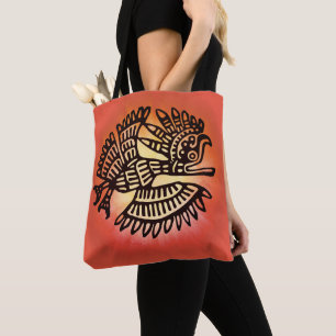 Mayan Bird Art Symbol Tygkasse