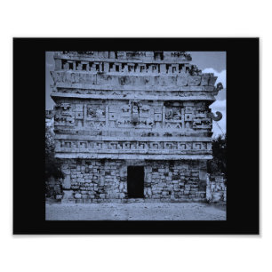 Mayan Byggnad Fototryck
