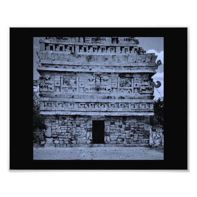 Mayan Byggnad Fototryck (Framsidan)