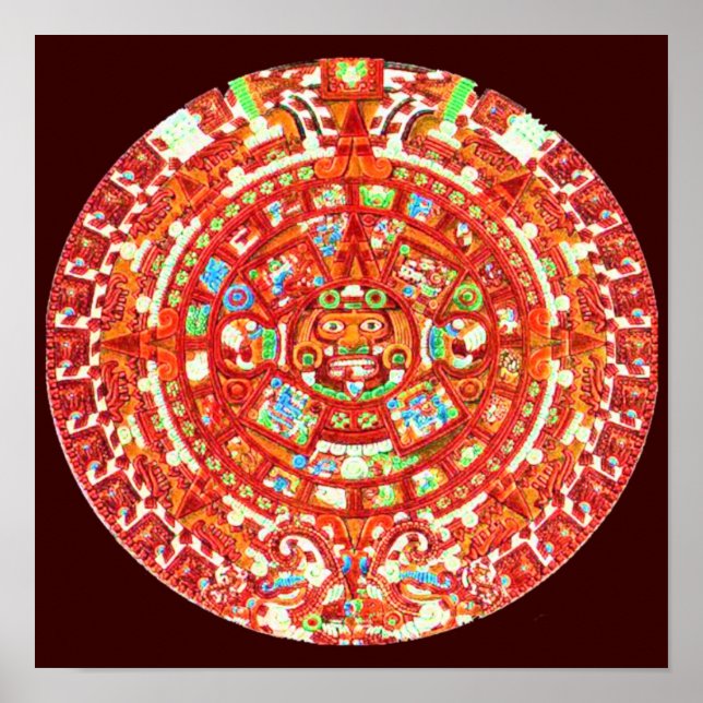 Mayan Calendar 2012 Design Poster Skriv ut (Framsidan)