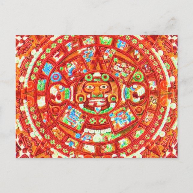 Mayan Calendar 2012 Design Vykort (Framsida)