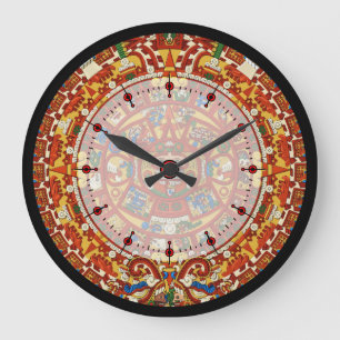 Mayan Calendar 2012 Wall Clock Stor Klocka