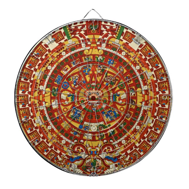 Mayan Calendar Board - Maya - Aztec Dartboard Darttavla (Framsidan)