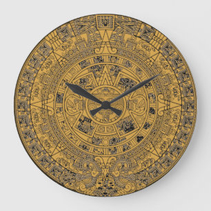 Mayan Calendar Clock Stor Klocka