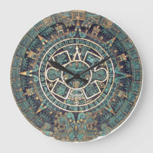 Mayan Calendar Clock Stor Klocka