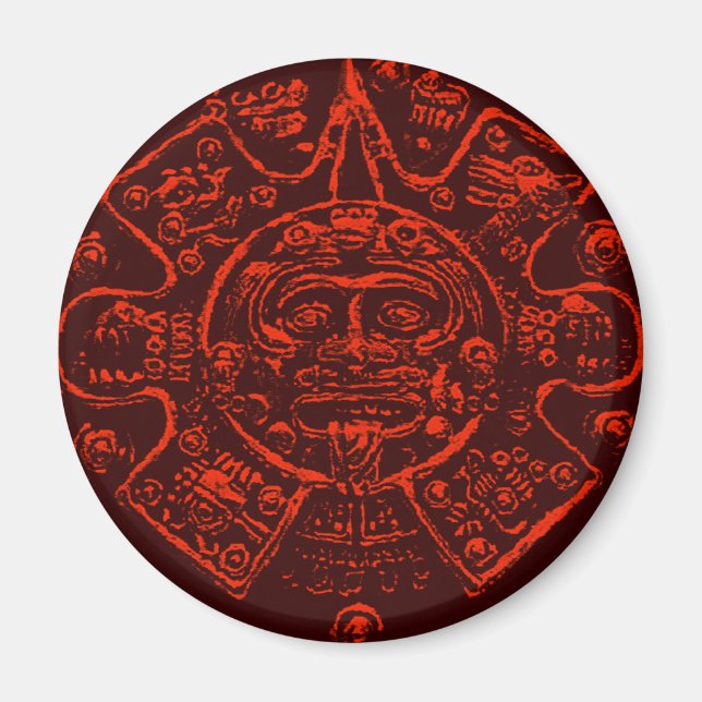 Mayan Calendar Image-design Magnet (Framsidan)