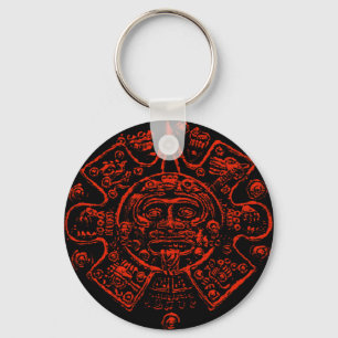 Mayan Calendar Image-design Nyckelring