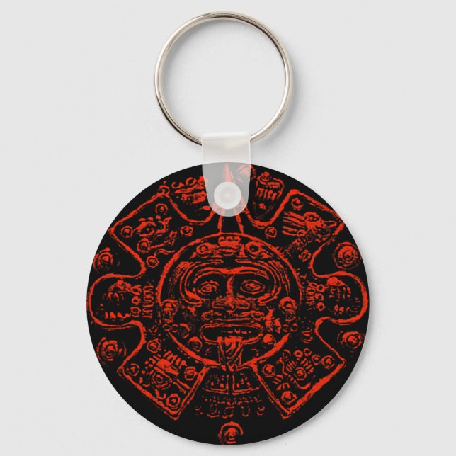 Mayan Calendar Image-design Nyckelring (Framsida)
