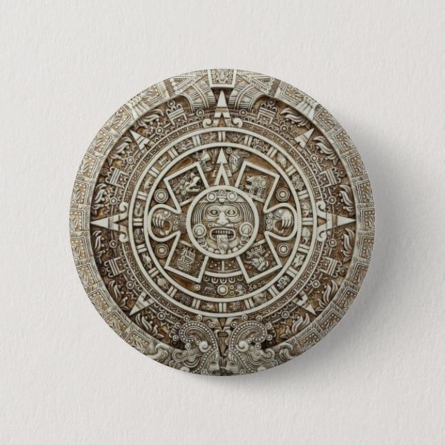 Mayan Calendar-knapp Knapp (Framsida)