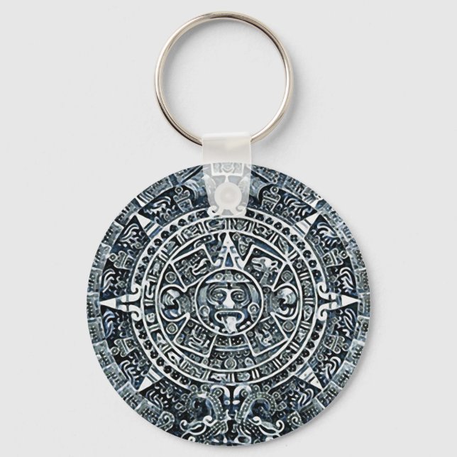 Mayan Calendar / Maya Kalender Nyckelring (Framsida)