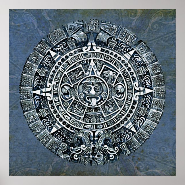 Mayan Calendar / Maya Kalender Poster (Framsidan)
