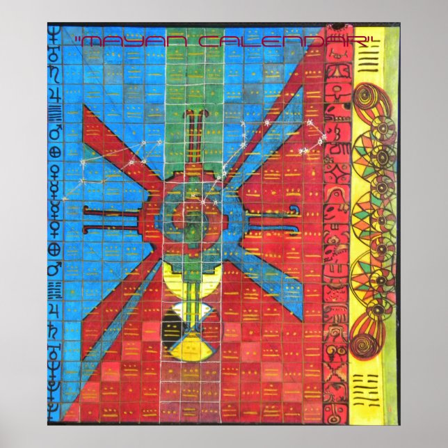 MAYAN CALENDAR, ’MAYAN CALENDAR’ POSTER (Framsidan)
