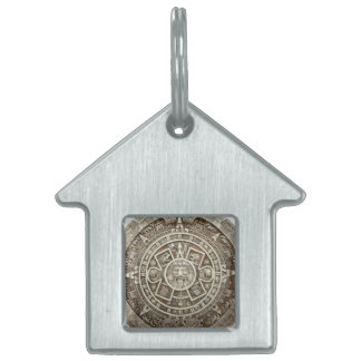 Mayan Calendar Pet ID tag ID-bricka Husdjur